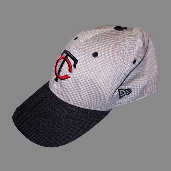 New Era Minnesota Twins Logo Baseball Hat Size M/L Stretchable - Picture 3 of 5